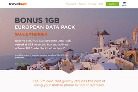 TravelSIM: Web Design and Development by 7th Media